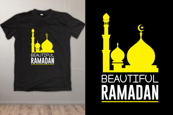 Beautiful Ramadan T-Shirt Design: Graphics & Print Templates