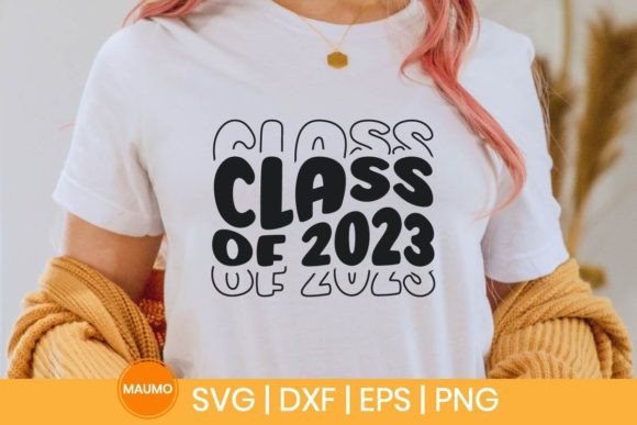 Class of 2023 Graduation SVG Graphics & Print Templates