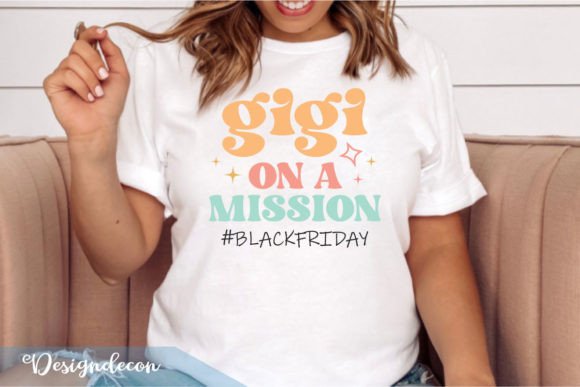 Gigi on a Mission Retro Sublimation SVG