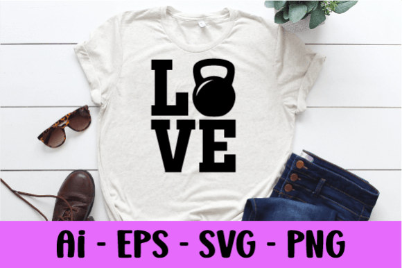 Love Gym SVG: Graphics & Print Templates for Content Publishers