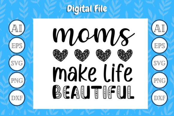 Mother Quote Coloring Page SVG: Graphics for T-Shirt Designs & Local Branding